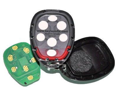 keylessfix pad inserted in remote